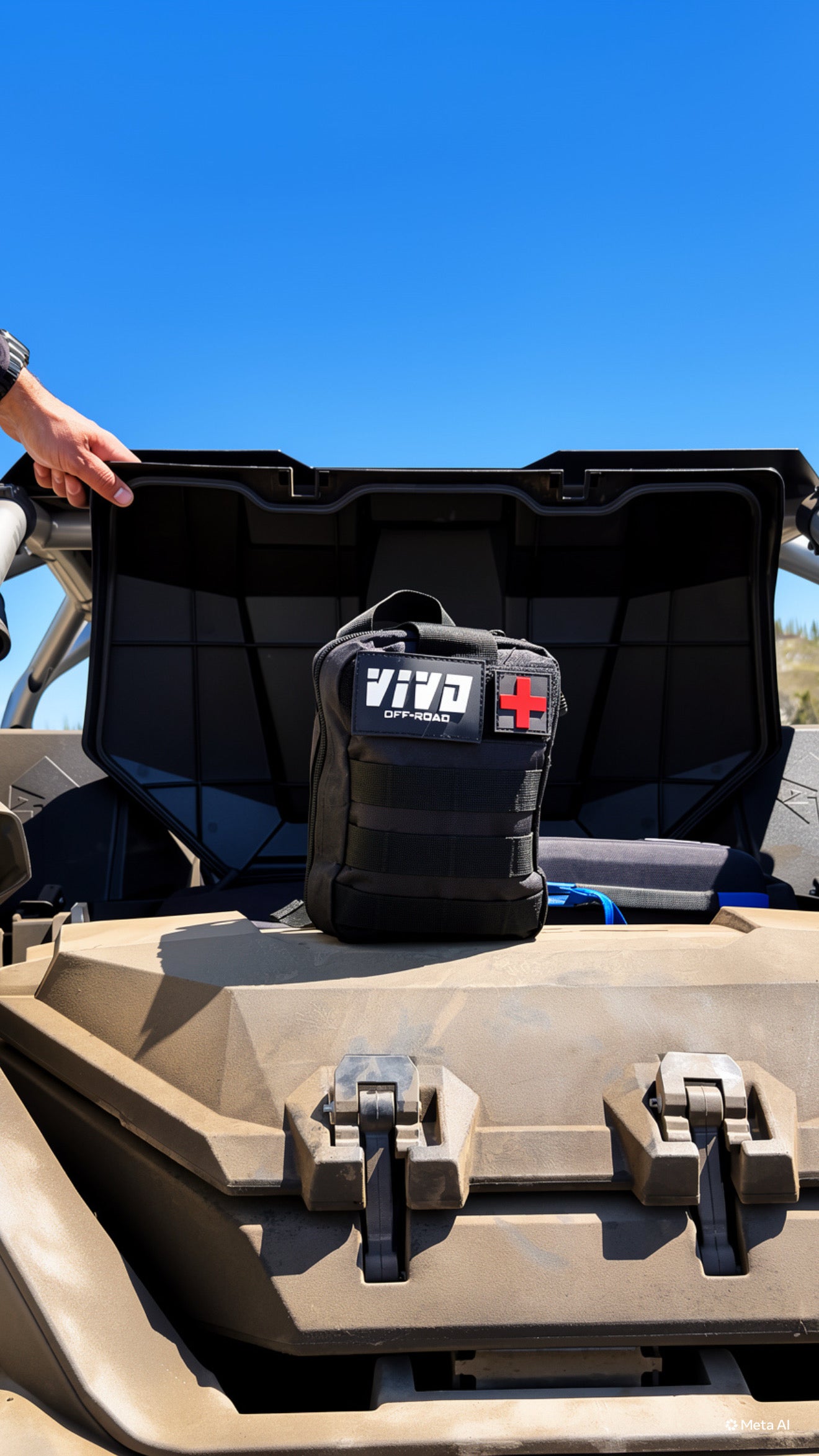 VIVO Off-Road Trail Ready First Aid Kit- Emergency kit for Off-Road , camping and more