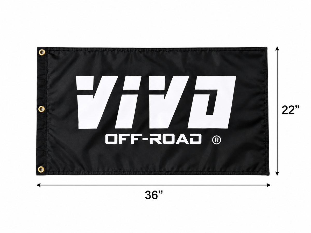 VIVO Off-Road 22” × 36” Double-Sided Flag