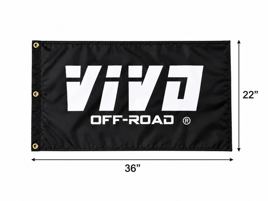 VIVO Off-Road 22” × 36” Double-Sided Flag