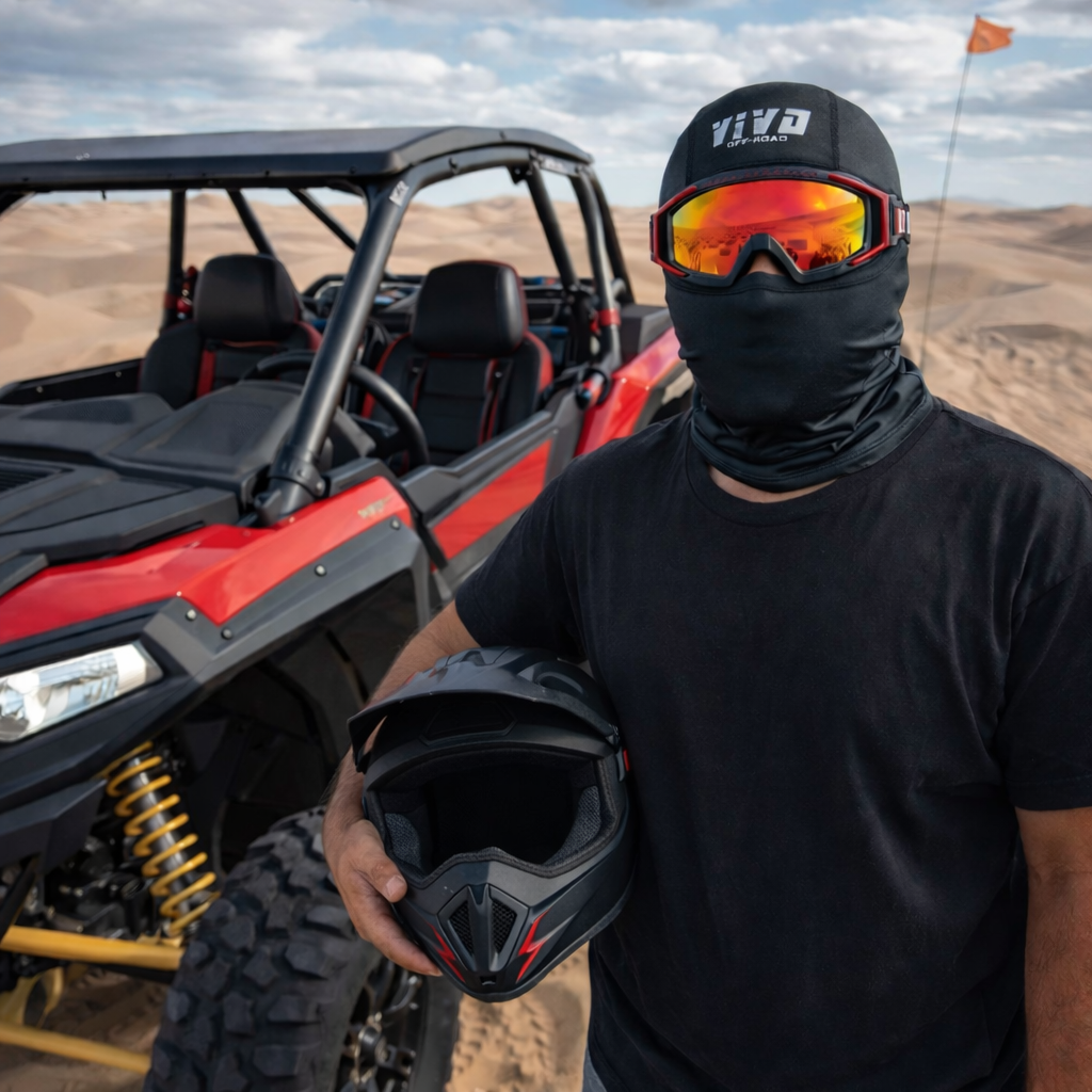 VIVO OFF-ROAD Balaclava - Reflective Logo-UTV,ATV,Motocross,Face covering