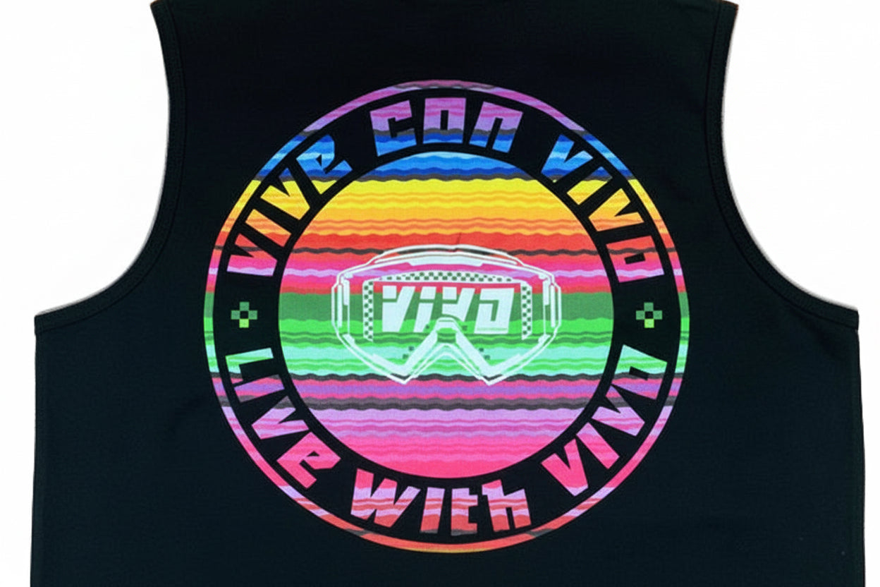 VIVO Off-Road Men’s Sarape Tank Top – Off-Road ATV MX Riding Shirt, Summer Desert Muscle Tank