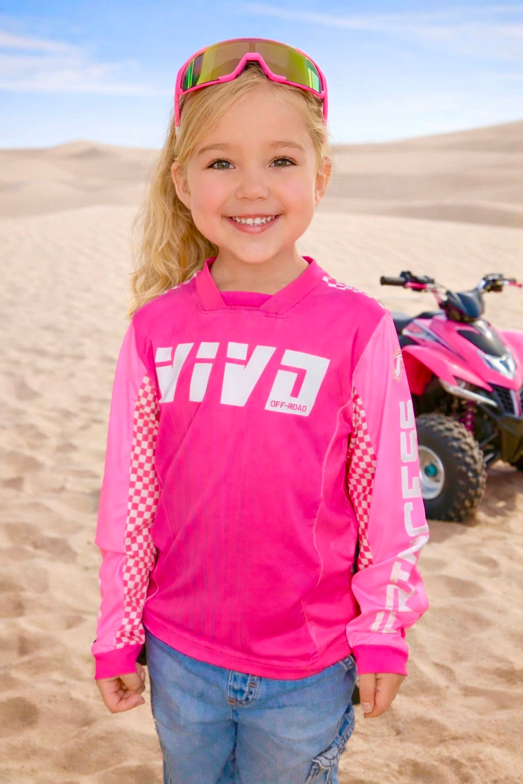 Girls Off-Road Princess- Ridding Jersey- offroad,utv,atv,sxs