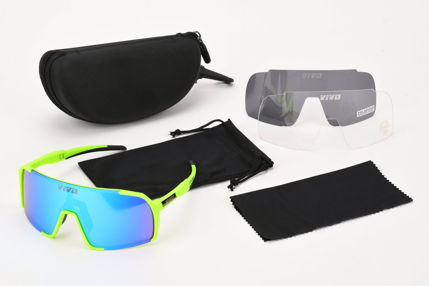Vivo Off- Road 3 in 1  Interchangeable Polarized Sport Sunglasses-unisex fashion -atv ,utv, sxs
