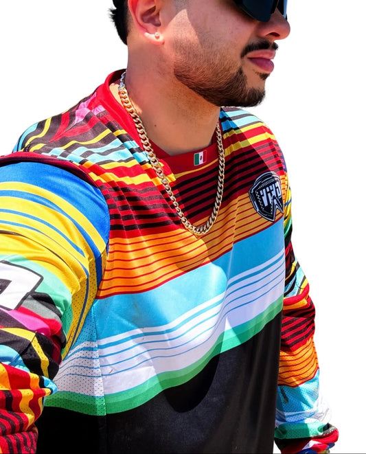 Vivo Off-road Sarape Inspired Jersey🇲🇽 - Mens Off-Road Fashion -ATV,UTV,Motocross