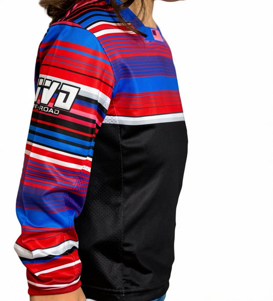 KID'S Vivo Freedom Stripe Jersey 🇺🇸